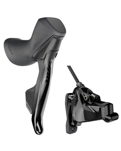 Sram Comando Destro Rival eTap AXS Disc D1 12V con Pinza Attacco Flat Mount Lunghezza Guaina 1800mm
