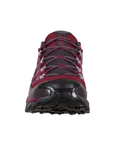 La Sportiva Ultra Raptor II GTX Gore-Tex Women's Trail Running Shoes, Red Plum/Carbon