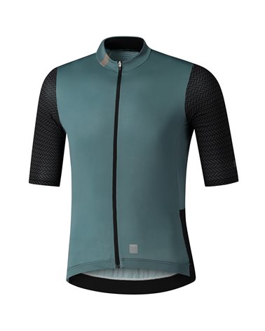Shimano Evolve Men's Short Sleeve Cycling Jersey EU Size M, Grey