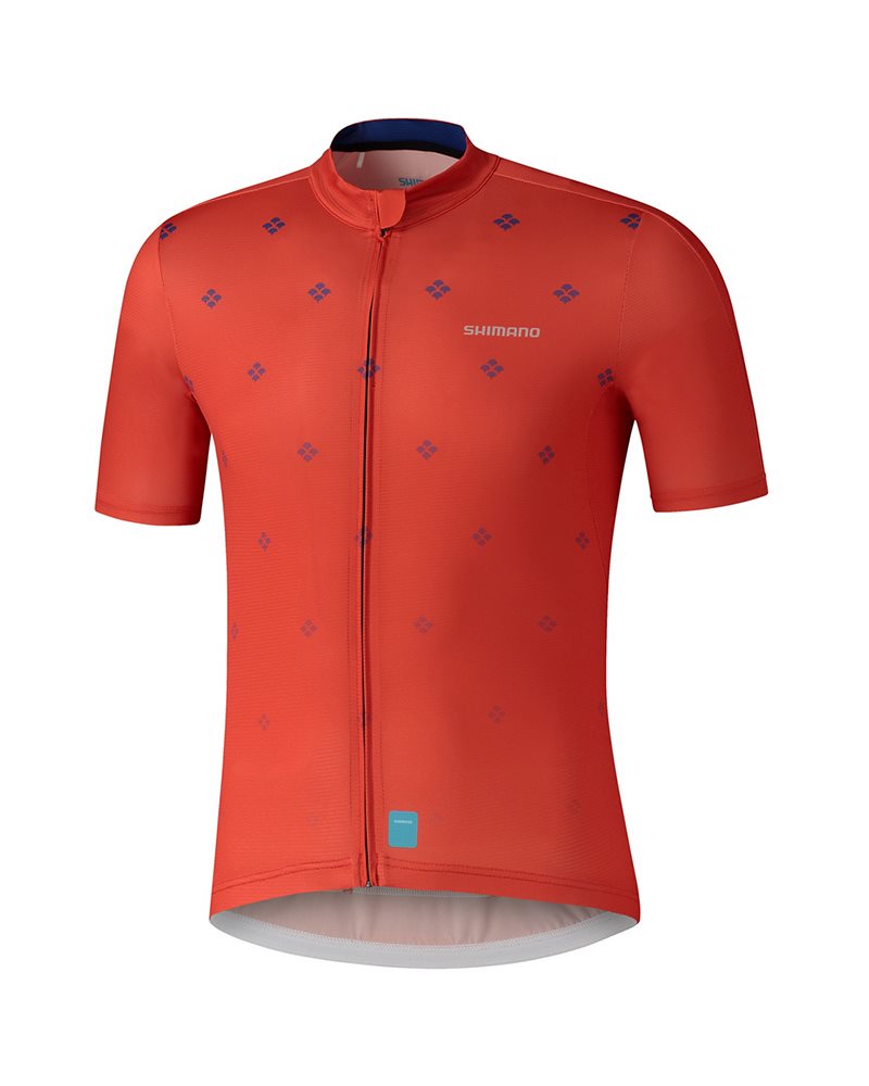 Shimano Aerolite Men's Short Sleeve Cycling Jersey EU Size M, Red