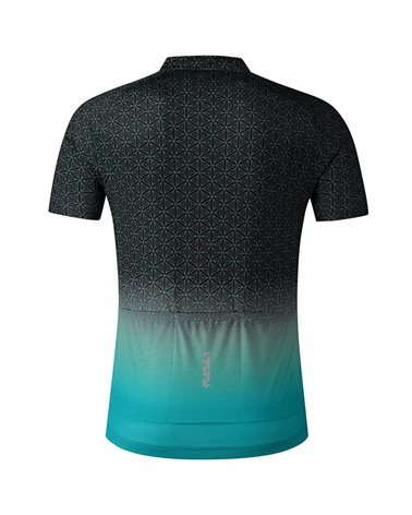 Shimano Team Men's Short Sleeve Cycling Jersey EU Size M, Black/Green