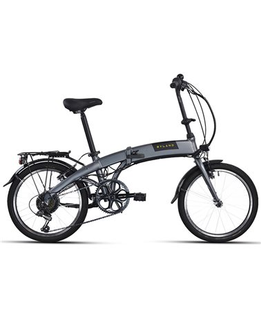 Myland Piega Hybrid 20.1 e-Bike Pieghevole 20" 6v V-Brake 360Wh - Alluminio Taglia Unica 31, Grigio