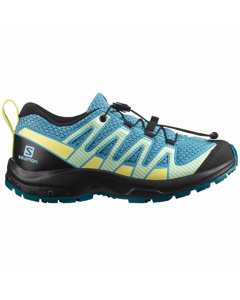 Salomon XA Pro V8 J Junior Trail Running Shoes, Delphinium Blue/Black/Charlock