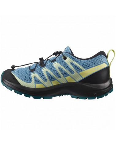 Salomon XA Pro V8 J Junior Trail Running Shoes, Delphinium Blue/Black/Charlock