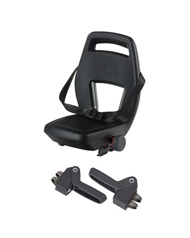 Qibbel Child Rear Seat Junior 6 +, Rack Fixed, Black A Pair Of Footrests Are Included