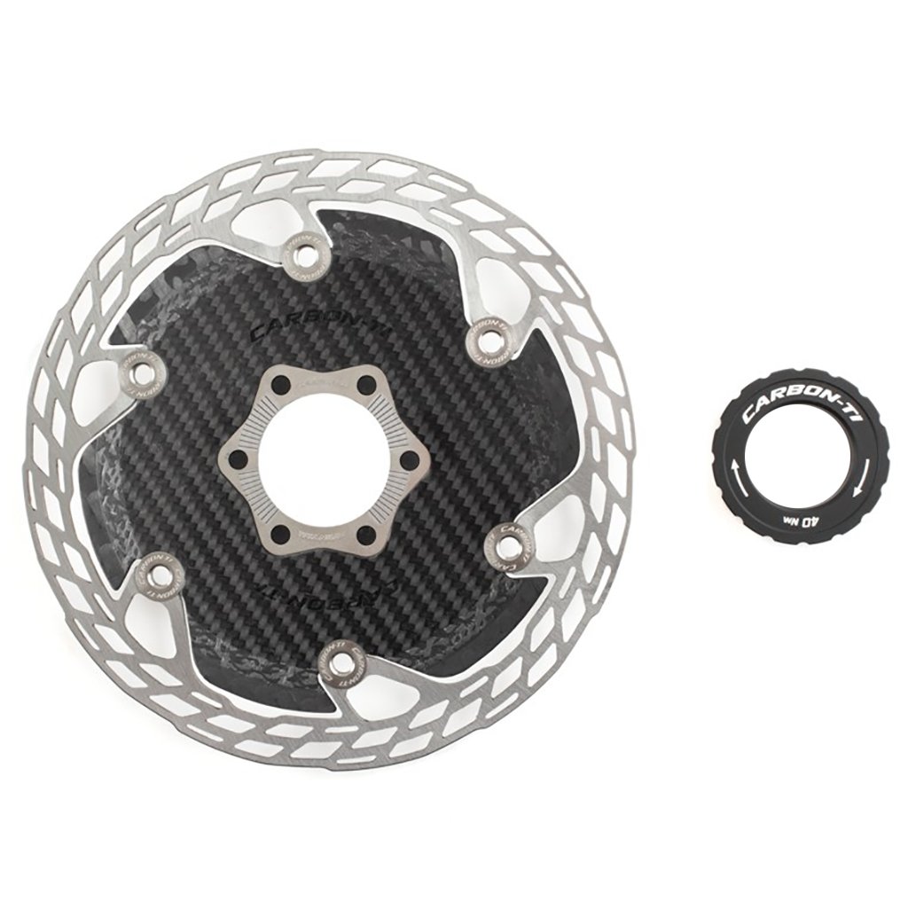 Carbon-Ti Disco X-Rotor SteelCarbon 3 140mm Semi-flottante Center Lock