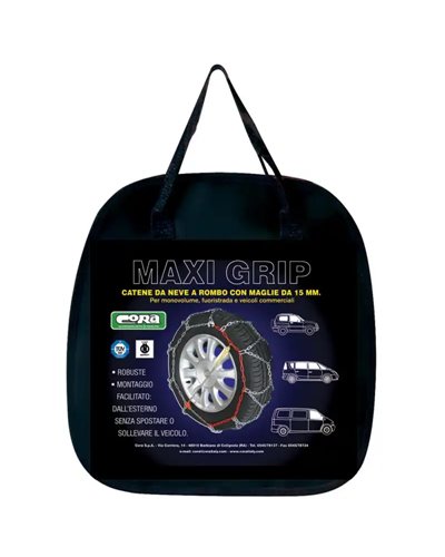 Catene da Neve 255/45/18 R18 SUV Furgone Camper 4X4 Fuoristrada Monovolume 15mm Omologate