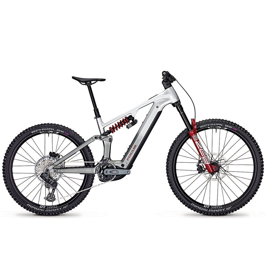 Focus Sam² 6.0 Sram GX Eagle AXS 12sp - Bosch Performance CX 600Wh, Nepal Silver Glossy/Steel Grey Glossy MX
