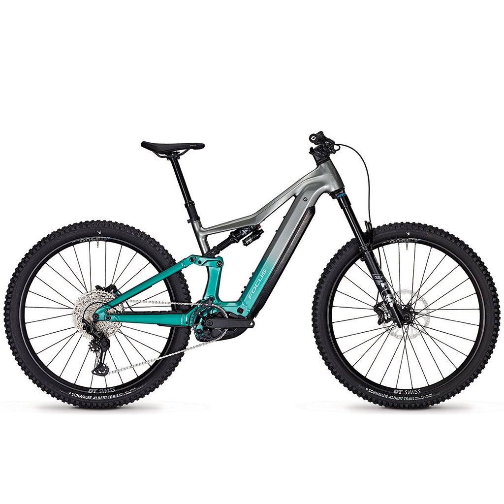 Focus Jam² 6.9 Shimano Deore XT 12v - Bosch Performance CX 800Wh, Nepal Silver/Emerald Green