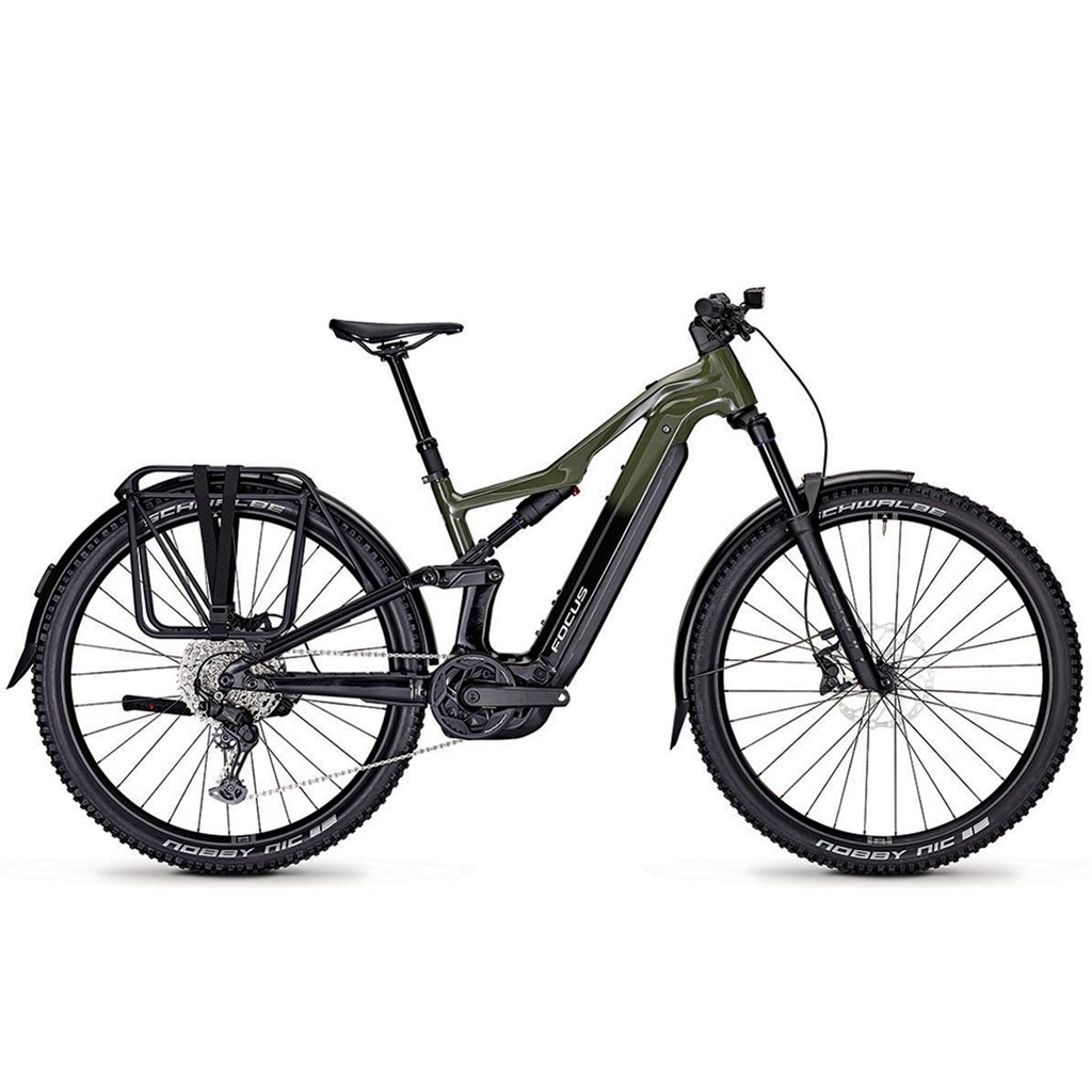 Focus Thron² 6.7 EQP Shimano Cues 10v - Bosch Performance CX 800Wh, Urban Green/Magic Black