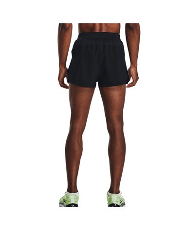 Under Armour UA Launch Run Split Men's Shorts, Black/Reflective