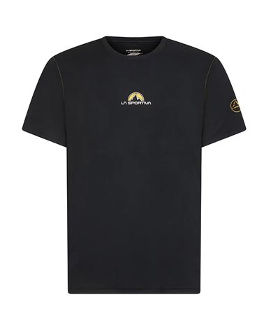 La Sportiva Promo Tee M Men's T-shirt, Black/Yellow