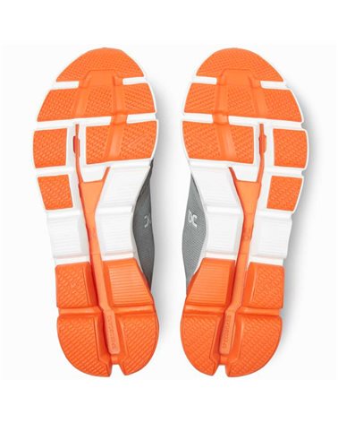 On zapatillas de running para hombre Cloudflyer, gris/naranja