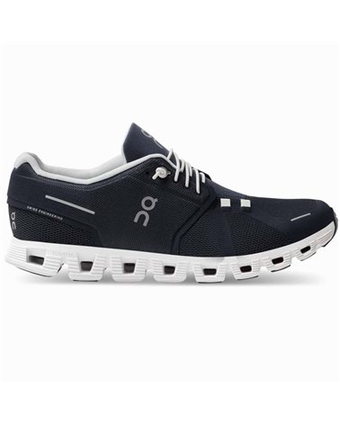 On Cloud 5 Men's Running Shoes, Midnight/White