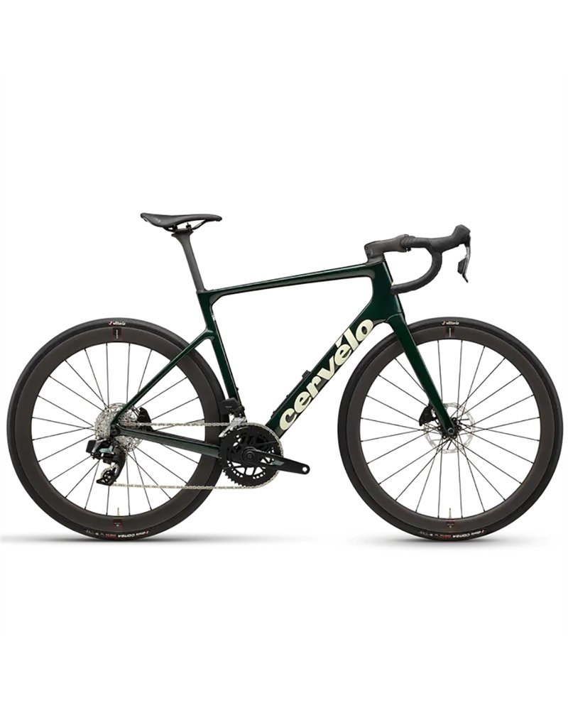 Cervélo Caledonia-5 Sram Red AXS, Emerald/Cream