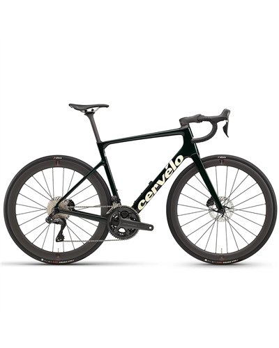 Cervélo Caledonia-5 Shimano Ultegra Di2, Emerald/Cream