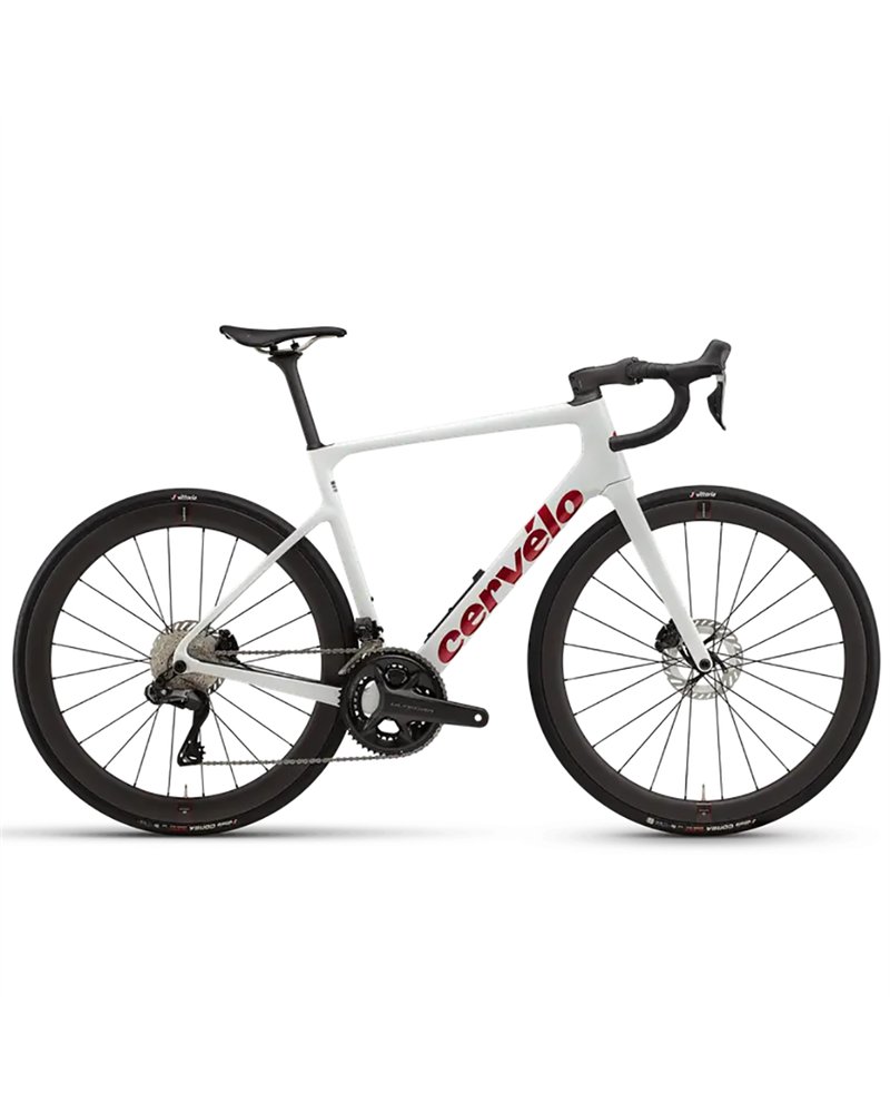 Cervélo Caledonia-5 Shimano Ultegra Di2, Vanilla/Cherry 