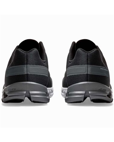 On Cloudflow Men's Running Shoes, Black/Asphalt