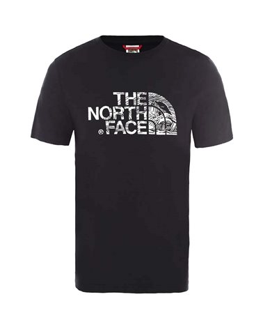 The North Face Woodcut Dome Men's T-Shirt, TNF Black