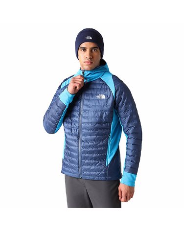 The North Face Athletic Outdoor Hybrid Insulated Men's Hooded Down Jacket, Shady Blue/Acoustic Blue