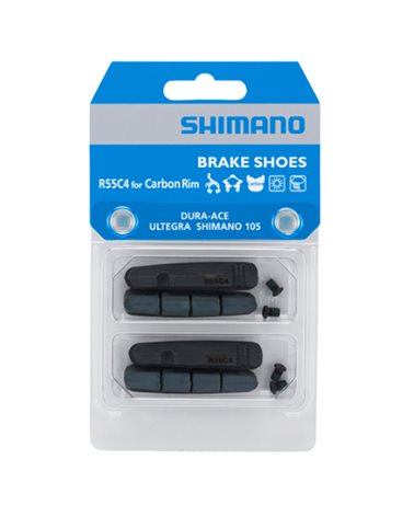 Shimano R55C4 Pattini Freno Dura-Ace Ultegra 105 Carbon (2 Coppie)