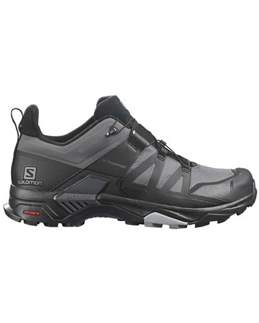 Salomon X Ultra 4 GTX Gore-Tex Men's Trekking Shoes, Magnet/Black/Monument