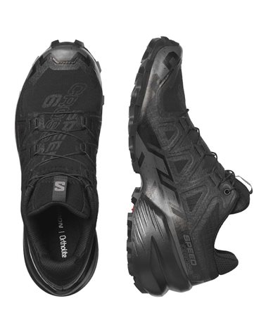 Salomon Speedcross 6 W Women's Trail Running Shoes, Black/Black/Phantom