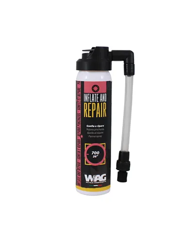 WAG Inflate & Repair, 75ml with Valve Adapter Presta/Schrader/Regina