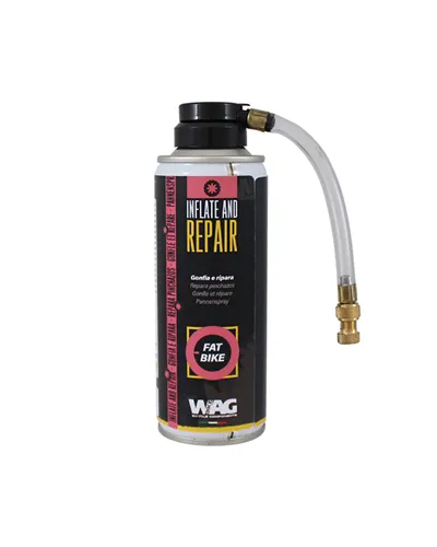 WAG Inflate & Repair, 75ml with Valve Adapter Presta/Schrader/Regina