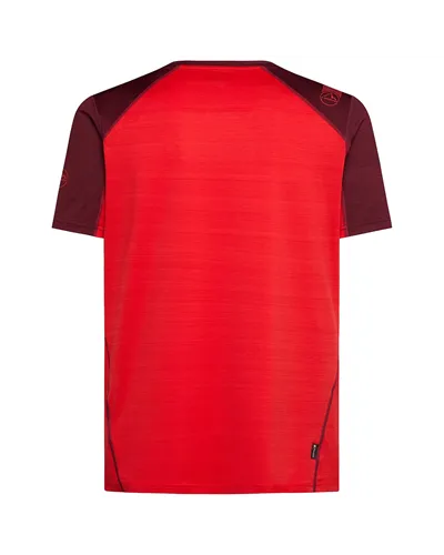 La Sportiva Sunfire Maglia Maniche Corte Uomo, Mountain Red/Redwood