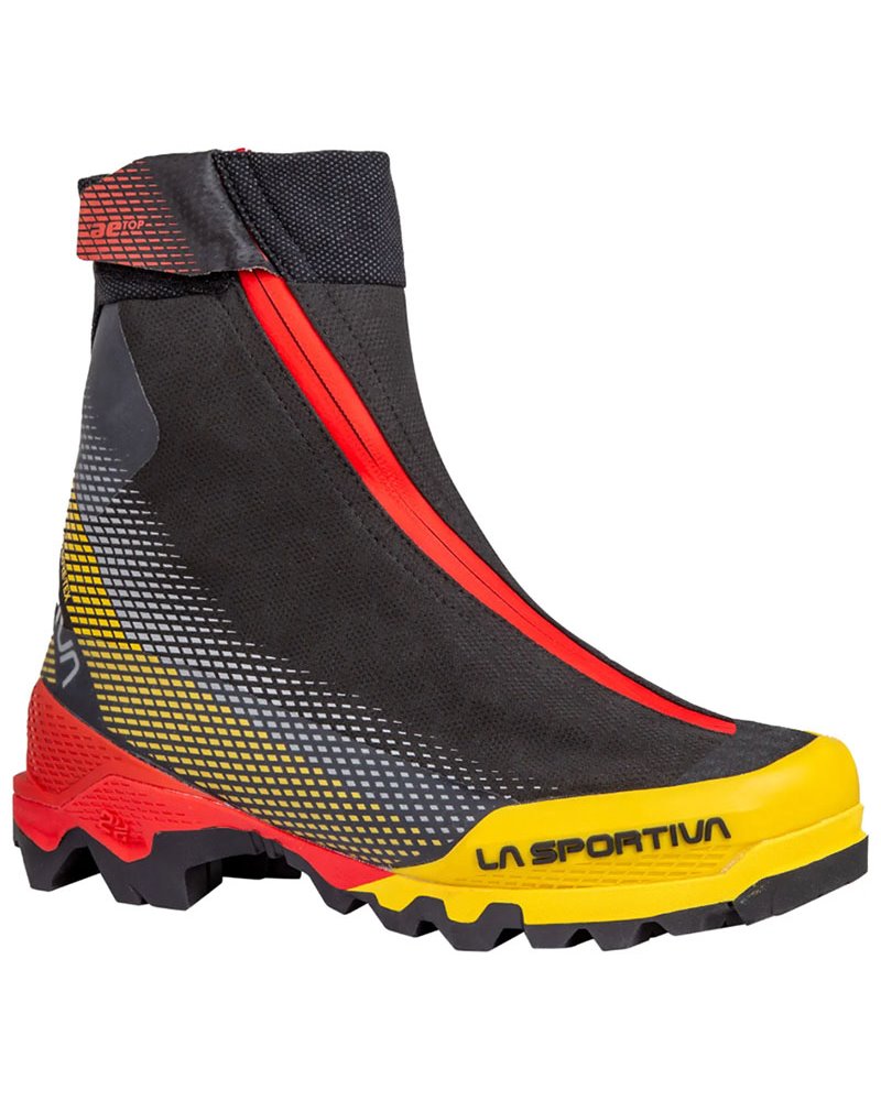 La Sportiva Aequilibrium Top GTX Gore-Tex Men's Mountaineering Boots, Black/Yellow