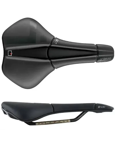 Prologo PR40206HB95-AM e-Bike Cycling Saddle Proxim W400 Sport Wide 163 T2.0, Hard Black