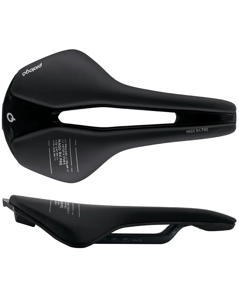 Prologo NAP4NA3HB23-AM Saddle Nago R4 PAS 137 Nack, Hard Black