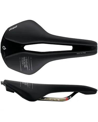 Prologo NAP4TN4HB23-AM Saddle Nago R4 PAS 147 TiroX, Hard Black