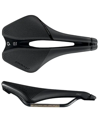 Prologo DIME405AB80-AM Bicycle Saddle Dimension Space PAS T4.0 153, Anthracite/Black