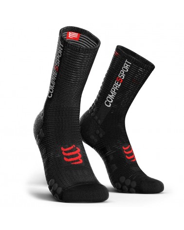 Compressport Racing Socks V3.0 Bike Calze a Compressione, Smart Black