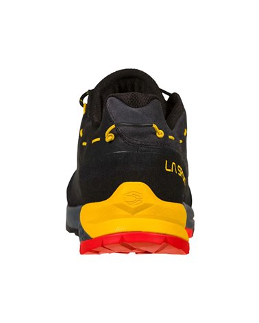 La Sportiva TX Guide Leather Men's Approach Shoes, Carbon/Yellow