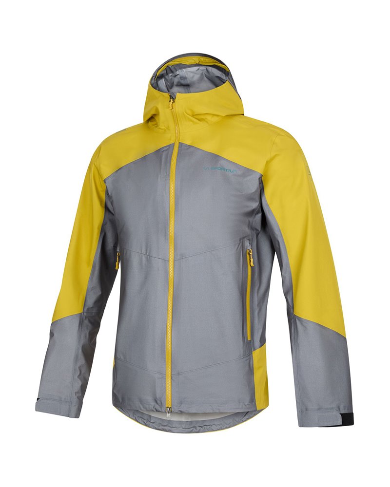 La Sportiva Revel GTX Gore-Tex Men's Ski Mountaineering Jacket, Black/Moss