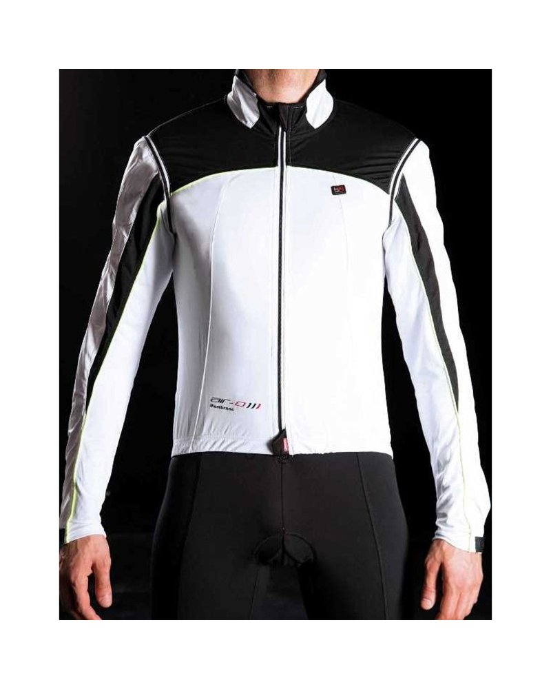 Bi-Bike DNA Classic Jacket Waterproof Windproof, White/Black