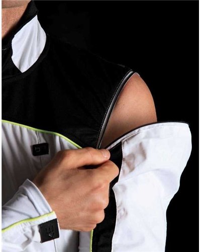Bi-Bike DNA Classic Jacket Waterproof Windproof, White/Black