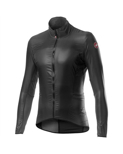 Castelli Aria Shell Giacca Uomo Antivento Ripiegabile, Grigio Scuro