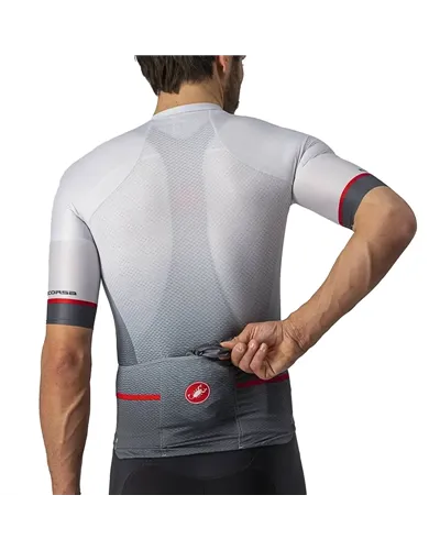 Castelli Aria Shell Windproof Men's Cycling Packable Jacket, Dark Gray