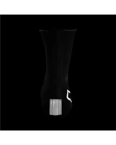 Castelli Diluvio UL Neoprene Shoecover, Black/Silver Reflex