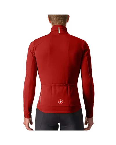 Castelli Entrata GTX Gore-Tex Windstopper X-Mid Giacca Antipioggia/Antivento Uomo, Rosso Pro
