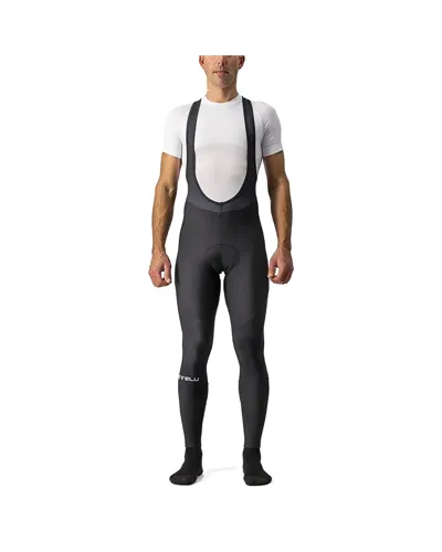 Castelli Entrata Thermoflex Bibtight Salopette Lunga Uomo, Black (Fondello Kiss Air2)