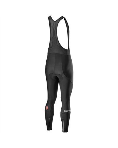 Castelli Entrata Thermoflex Bibtight Salopette Lunga Uomo, Black (Fondello Kiss Air2)
