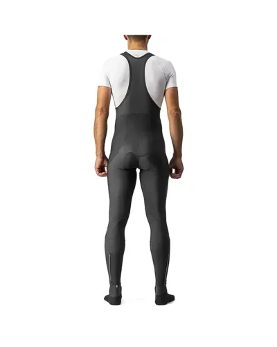 Castelli Entrata Thermoflex Bibtight Salopette Lunga Uomo, Black (Fondello Kiss Air2)