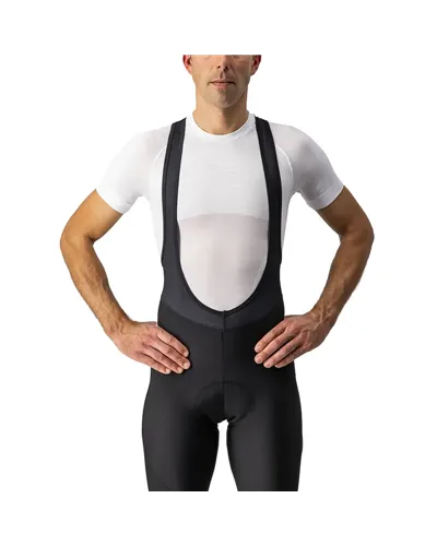 Castelli Entrata Thermoflex Bibtight Salopette Lunga Uomo, Black (Fondello Kiss Air2)