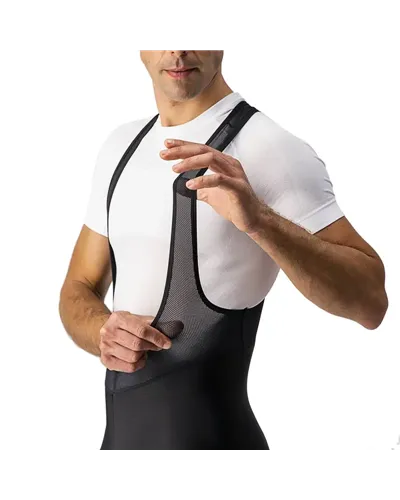 Castelli Entrata Thermoflex Bibtight Men's Cycling Bibtight, Black (Kiss Air2 Pad)