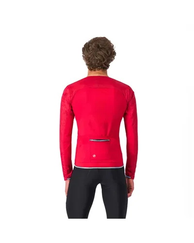 Castelli Fly Jack-sey GTX Gore-Tex Windstopper Giacca/Maglia Antipioggia/Antivento Uomo, Rich Red